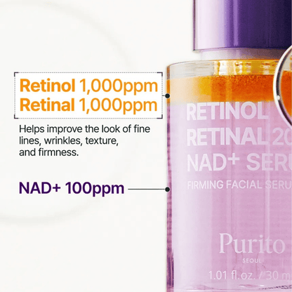 PURITO SEOUL Serum 30ml PURITO SEOUL Retinol Retinal 2000 NAD+ Serum