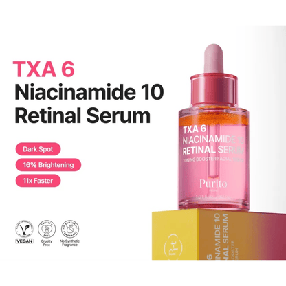 PURITO SEOUL Serum 30ml PURITO SEOUL TXA 6 Niacinamide 10 Retinal Serum