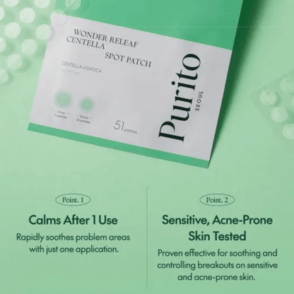 PURITO SEOUL Spot Patch 1pc (51ea) PURITO SEOUL Wonder Releaf Centella Spot Patch