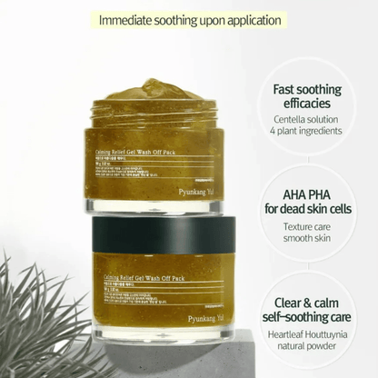 PYUNKANG YUL Wash Off Mask 100g PYUNKANG YUL Calming Relief Gel Wash Off Pack