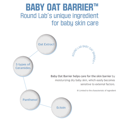 ROUND LAB Body Wash 300ml ROUND LAB Baby Mild Top To Toe Wash