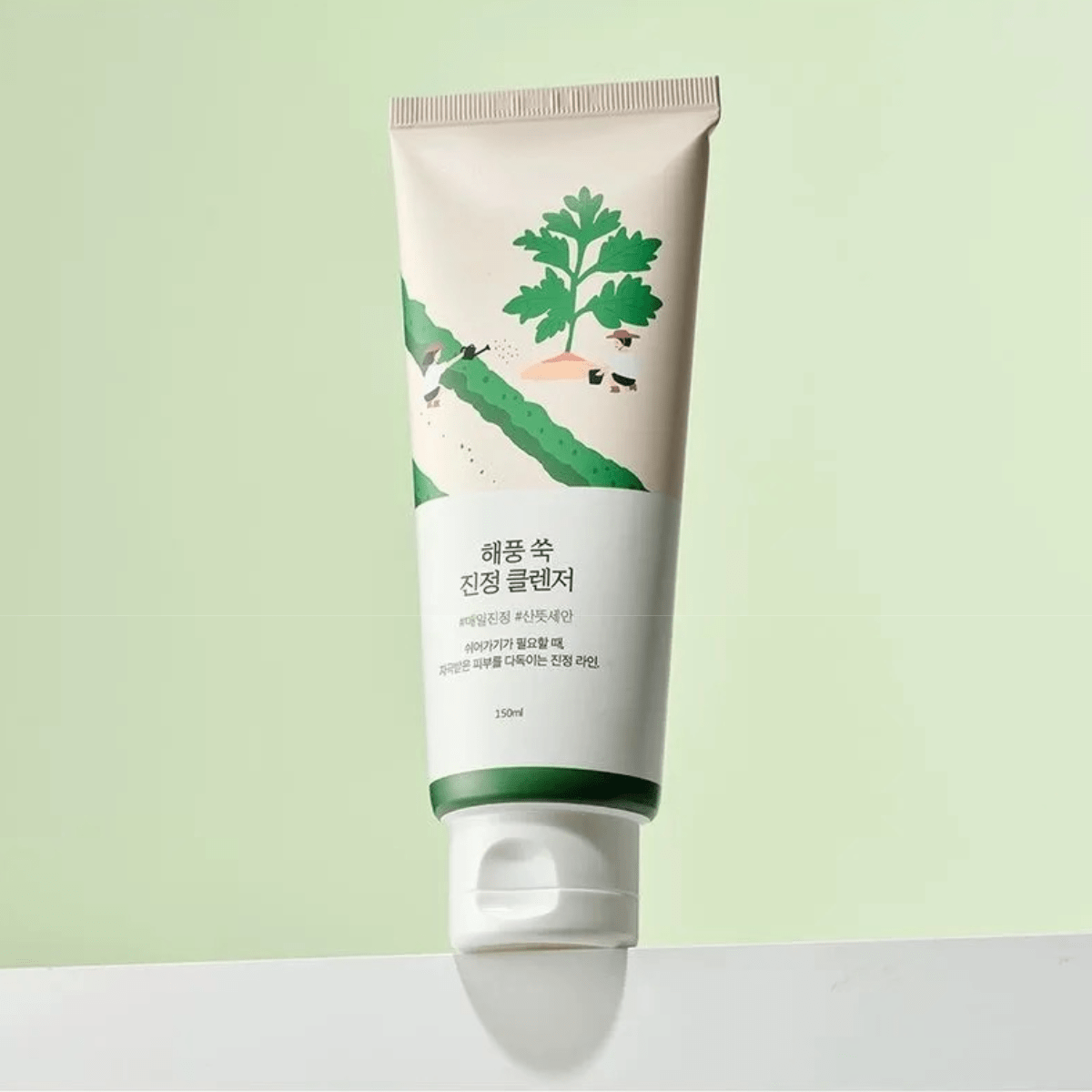 ROUND LAB Cleansing Foam 150ml ROUND LAB Mugwort Calming Cleanser