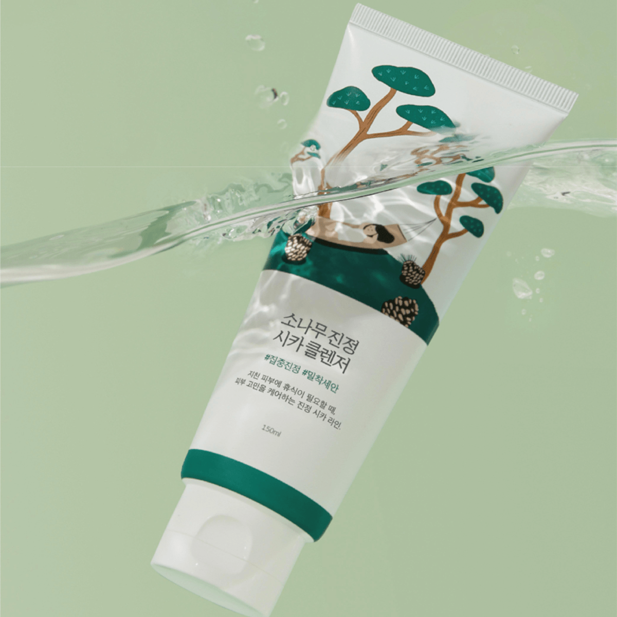 ROUND LAB Cleansing Foam 150ml ROUND LAB Pine Calming Cica Cleanser
