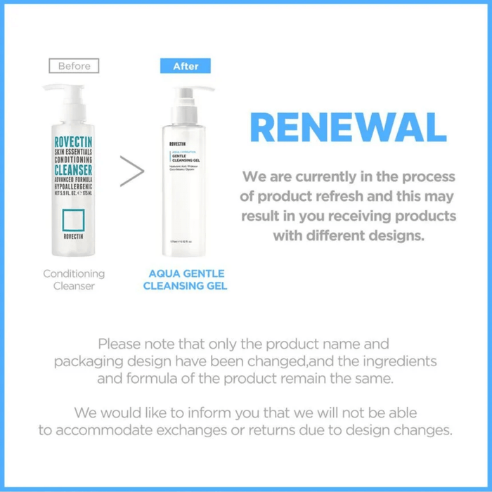 ROVECTIN Cleansing gel ROVECTIN Aqua Hydration Gentle Cleansing Gel 175ml