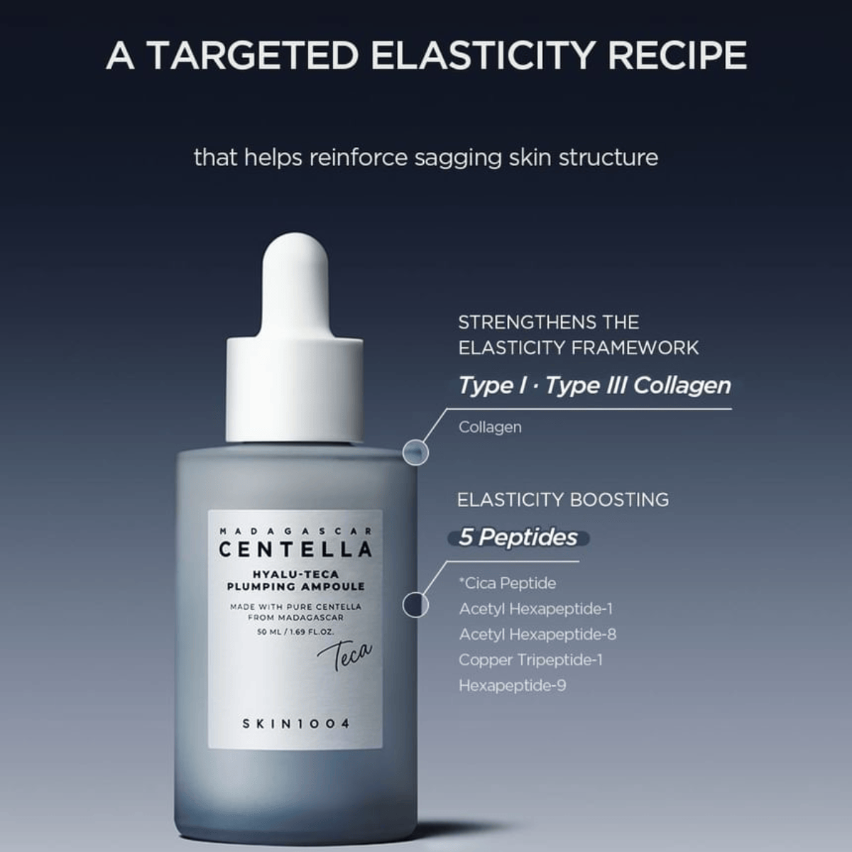 SKIN1004 Ampoule 50ml SKIN1004 Madagascar Centella Hyalu-Teca Plumping Ampoule