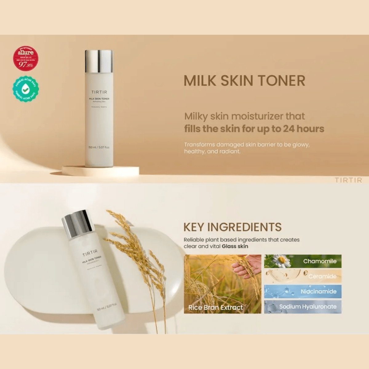 TIRTIR Toner 150ml TIRTIR Milk Skin Toner