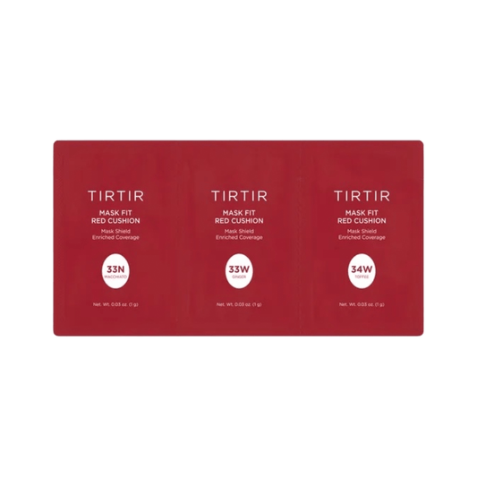 TIRTIR Cushion 3 Shade Trial Kit #33N, #33W, #34W TIRTIR Mask Fit Red Cushion