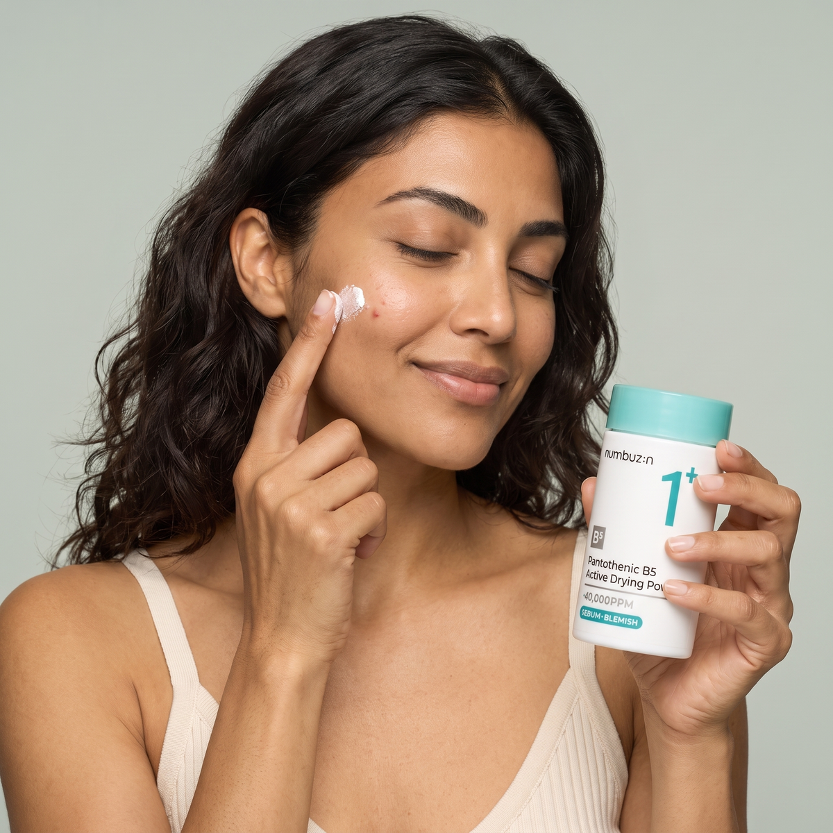 numbuzin no 1 pantothenic b5 active drying powder — real texture experience