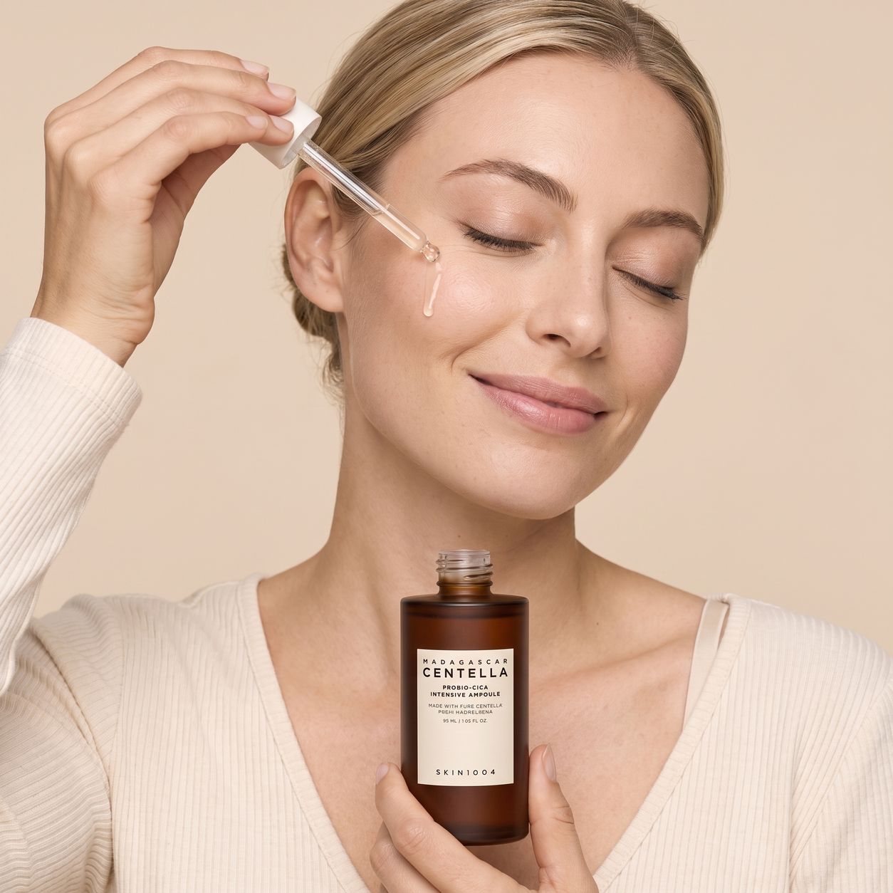 skin1004 probio cica intensive ampoule — real texture experience
