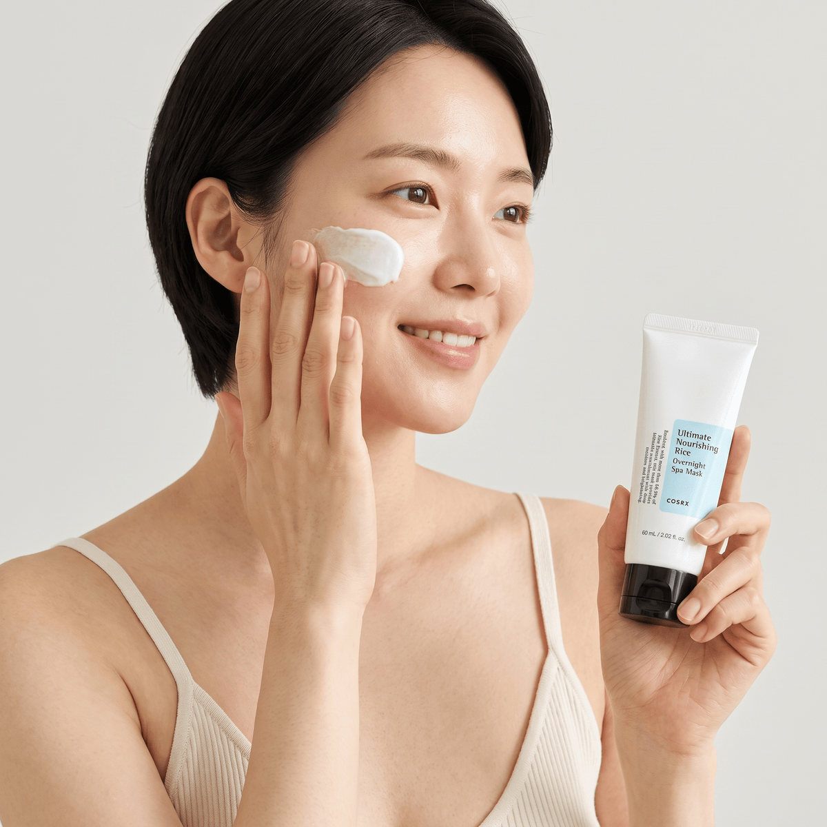 COSRX Ultimate Nourishing Rice Overnight Spa Mask - experience