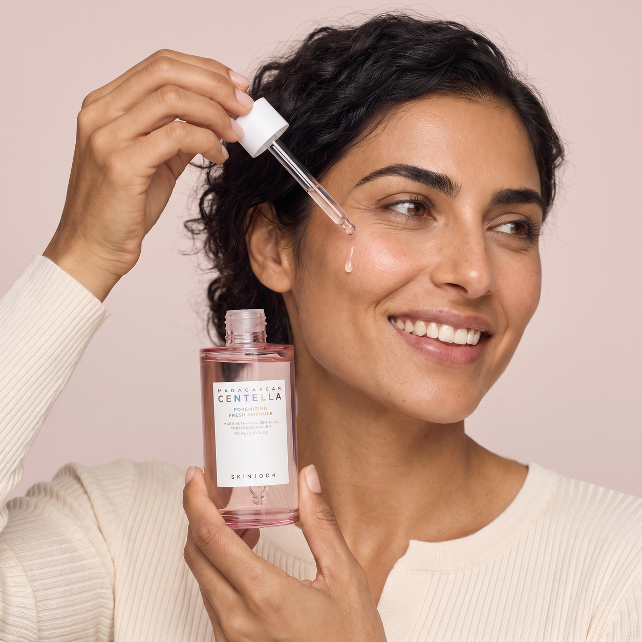 SKIN1004 poremizing fresh ampoule — real texture experience
