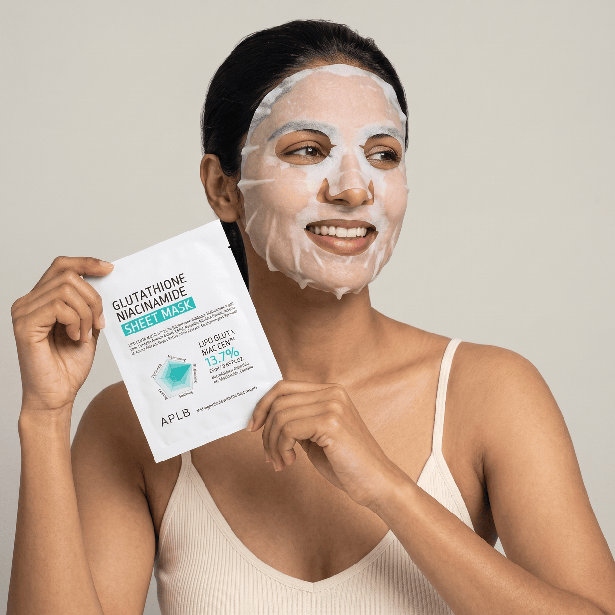 APLB Glutathione Niacinamide Sheet Mask - experience