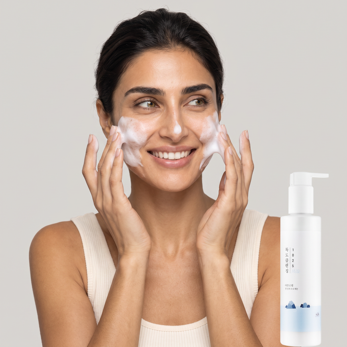 ROUND LAB 1025 Dokdo Cleansing Milk - experience