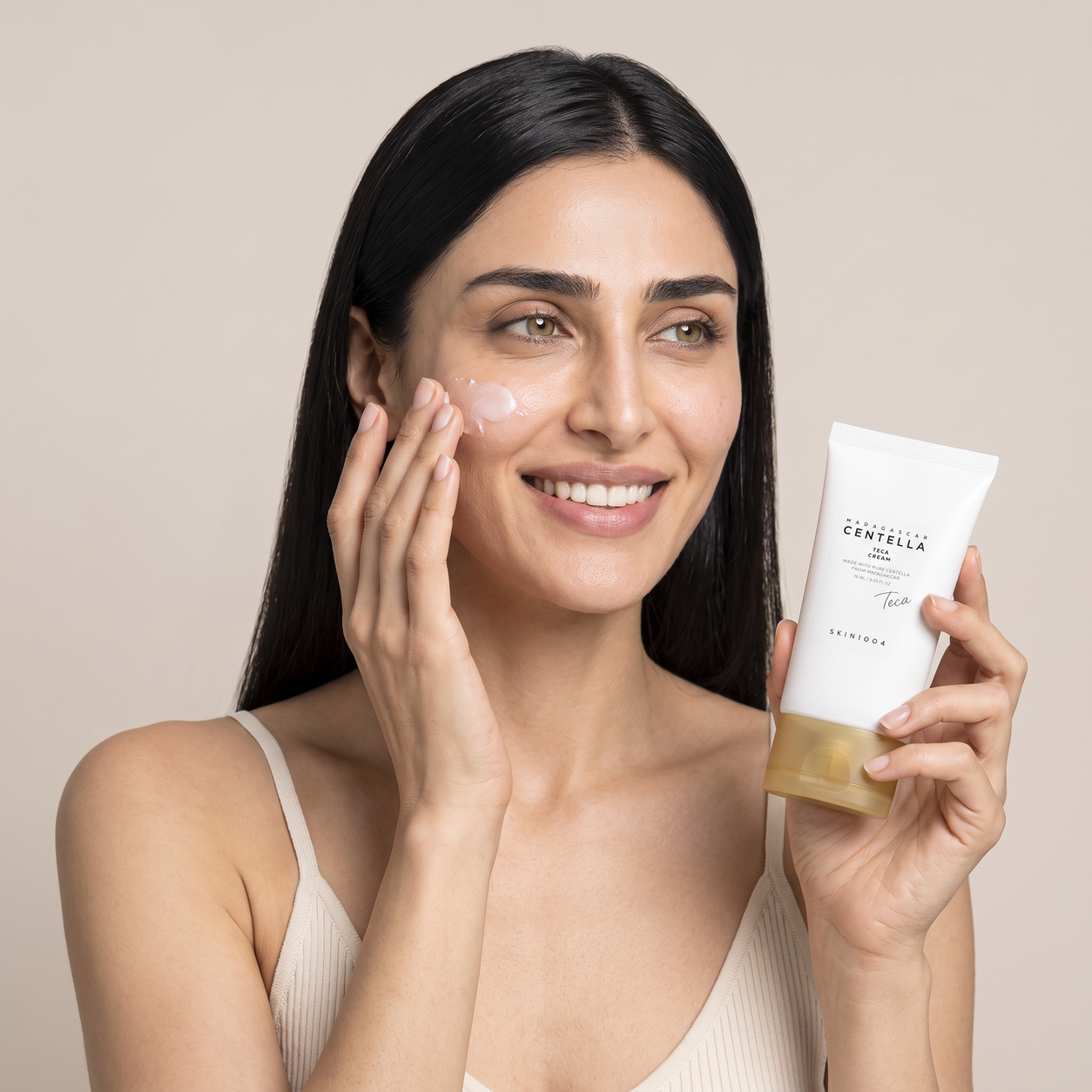 skin1004 teca cream — real texture experience