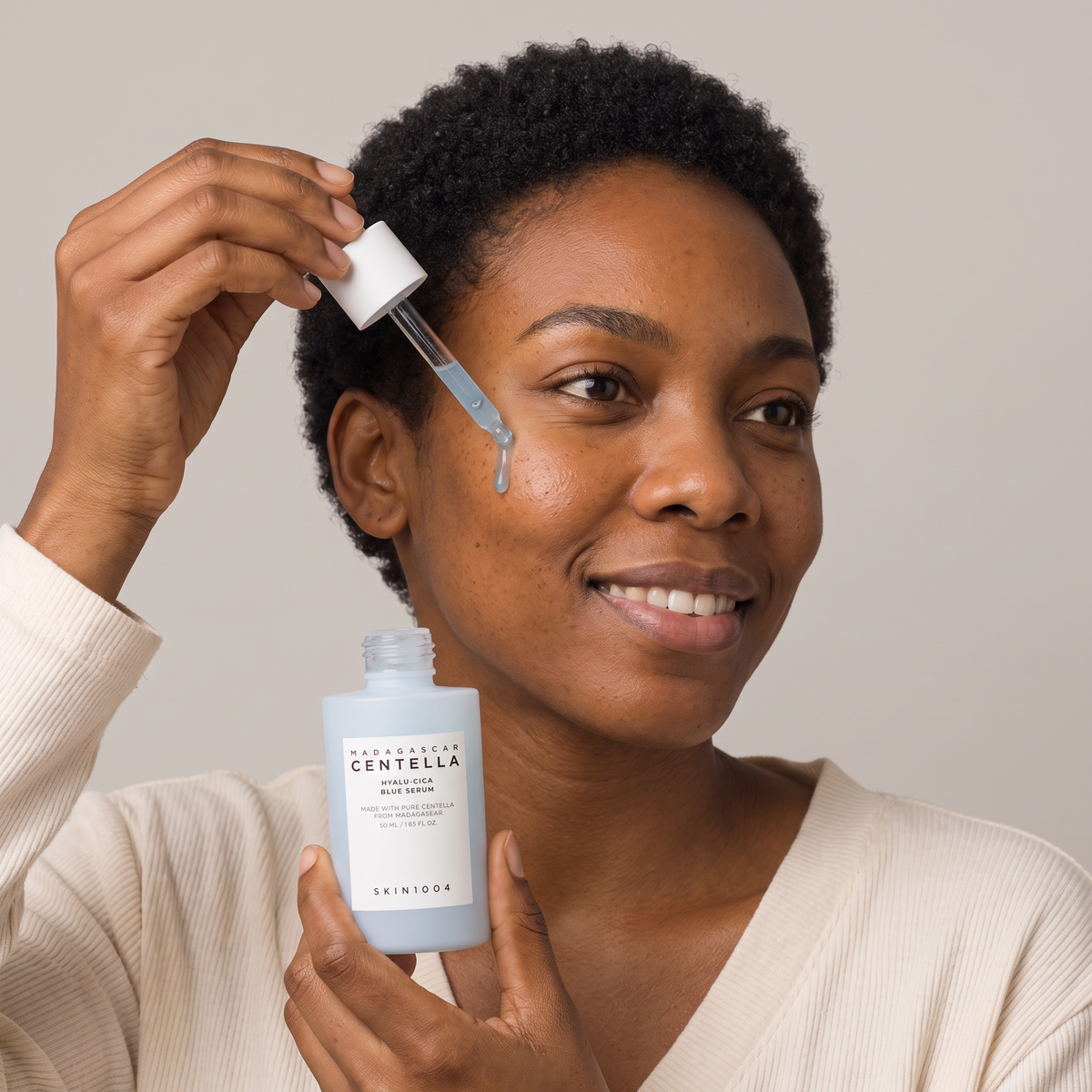 SKIN1004 Madagascar Centella Hyalu-Cica Blue Serum - experience
