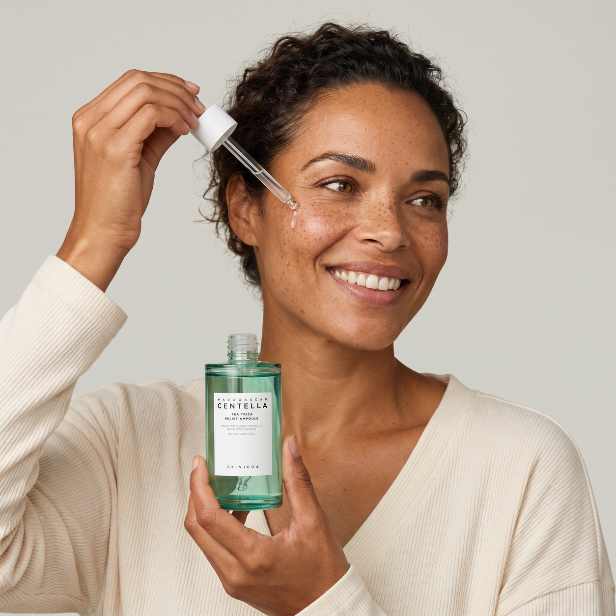 skin1004 tea trica relief ampoule — real texture experience