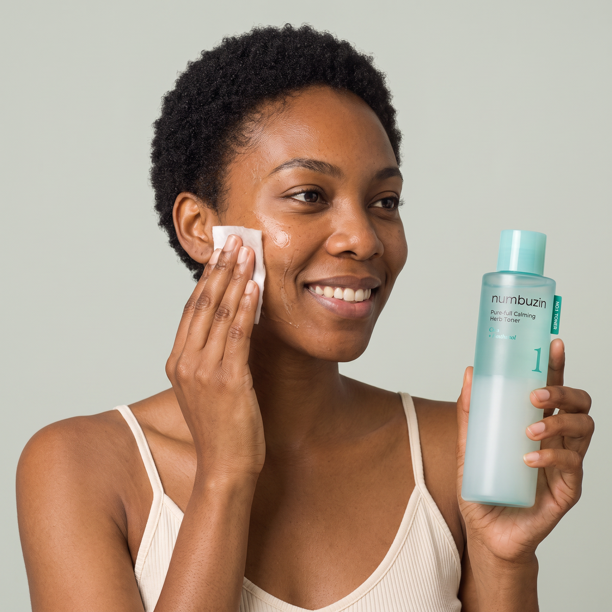numbuzin no 1 pure full calming herb toner — real texture experience