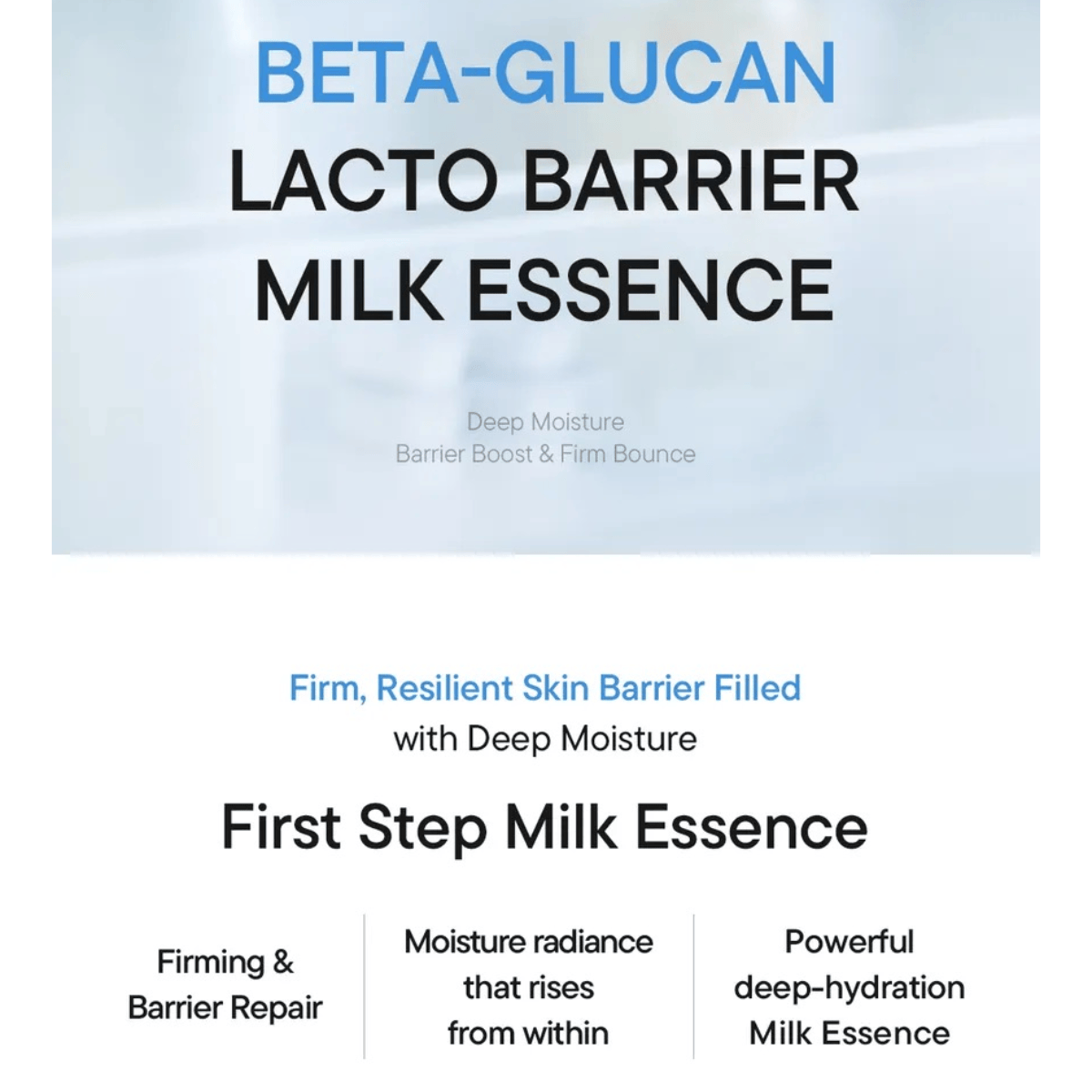 iUNIK Essence 200ml iUNIK Beta-Glucan Lacto Barrier Milk Essence