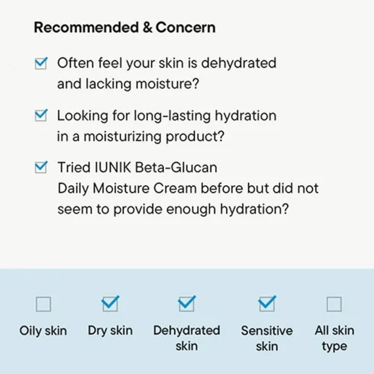 iUNIK Cream 50ml iUNIK Beta Glucan 3X Barrier Cream