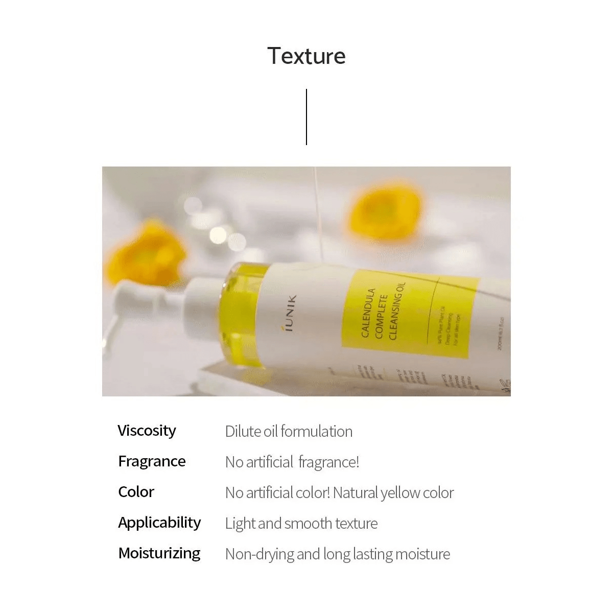 iUNIK Cleansing Oil 200ml iUNIK Calendula Complete Cleansing Oil