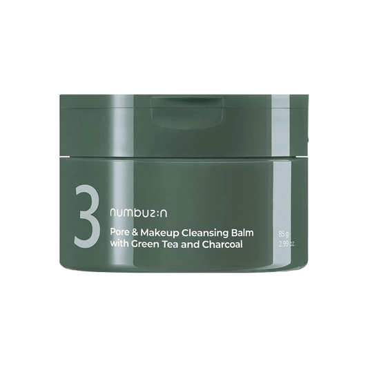 NUMBUZIN Cleansing balm NUMBUZIN No.3 Pore & Makeup Cleansing Balm with Green Tea and Charcoal 85g